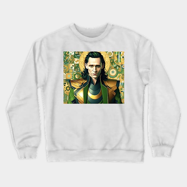 God of Mischief: Loki Crewneck Sweatshirt by Delulu Designs